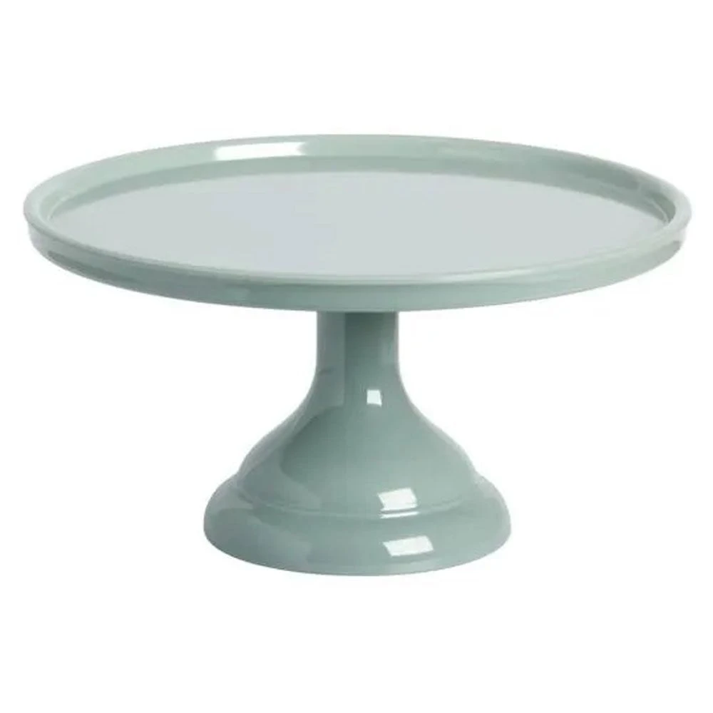 A Little Lovely Cake Stand Small Sage Green 2 A Little Lovely Cake Stand Small Sage Green - Image 2