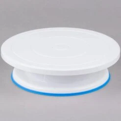 Ateco 11" Revolving Plastic Cake Stand With Non-Slip Base (608)