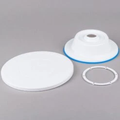 Ateco 11" Revolving Plastic Cake Stand With Non-Slip Base (608) -Silikomart Store ateco 11 revolving plastic cake stand with non slip base 608 p14759 51064 image