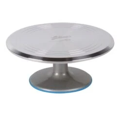 Ateco 12" Revolving Aluminum Cake Stand - 615