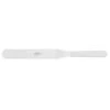 Ateco Stainless Steel Straight Spatula With White Handle - 9.75"