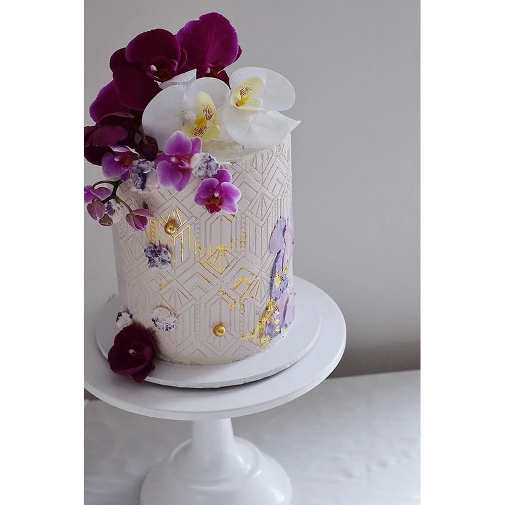 Belsize Cake Stencils Art Deco Cake Stencil 2 Belsize Cake Stencils Art Deco Cake Stencil - Image 2