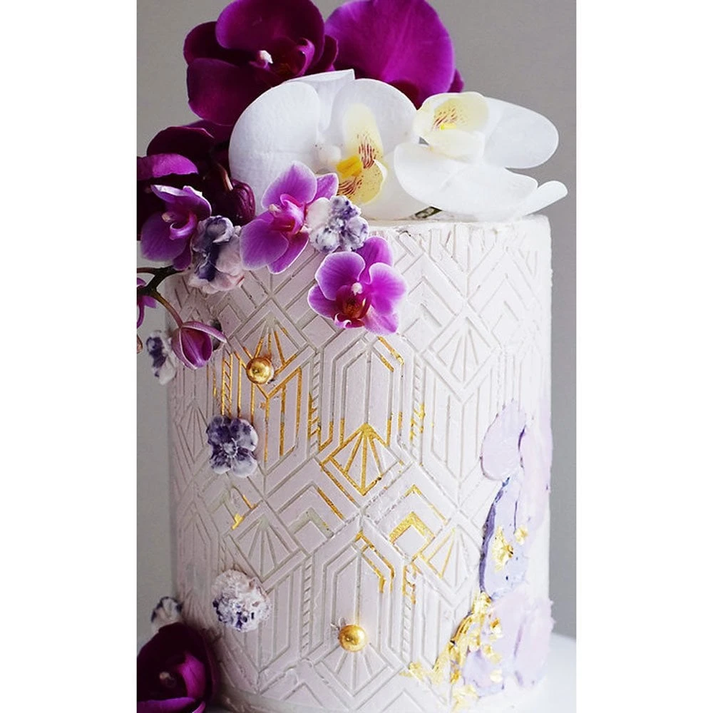 Belsize Cake Stencils Art Deco Cake Stencil 3 Belsize Cake Stencils Art Deco Cake Stencil - Image 3