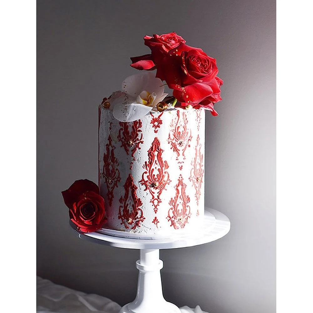 Belsize Cake Stencils Art Nouveau Cake Stencil 2 Belsize Cake Stencils Art Nouveau Cake Stencil - Image 2