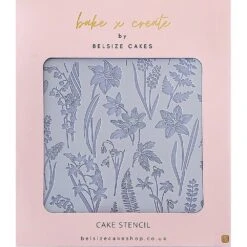 Belsize Cake Stencils Floral Medley Cake Stencil