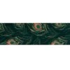 Berisford Ribbon Peacock Feather Green Double Faced Satin Ribbon - 25mm X 20M