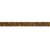 Berisford Ribbon Zebra Stripes Print Gold / Black Ribbon - 25mm X 20M