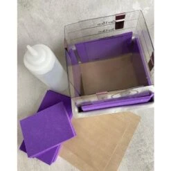 Brigids Cake Room Reusable Easy Cake Tin Liner - Square Ganaching Kit -Silikomart Store brigids cake room reusable easy cake tin liner square ganaching kit p13280 46299 image