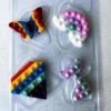BWB Premium Simple Chocolate Mould - Fun Pop It 1