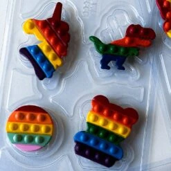BWB Premium Simple Chocolate Mould - Fun Pop It 3