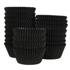 Cake Craft Company Black - Professional Quality Cupcake Cases, Bulk Pack Of 500