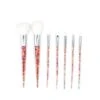 Blush Powder White Brush Set With Sprinkles Inside - Set Of 7 - Ideal For Gift