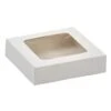 Cake Craft Company Cup Cake Plain Window Box - 152 X 152 X 38mm - Pack Of 25
