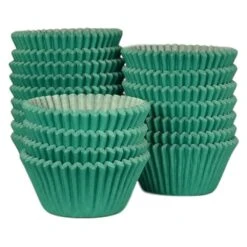 Cake Craft Company Green - Professional Quality Cupcake Cases, Bulk Pack Of 500