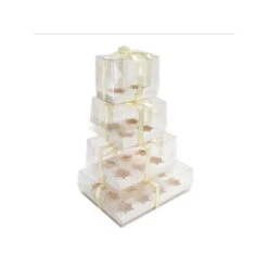 Cake Craft Company White Deluxe Crystal Transparent Cupcake Boxes - Holds 12 15 Cake Craft Company White Deluxe Crystal Transparent Cupcake Boxes - Holds 12 -Silikomart Store cake craft company white deluxe crystal transparent cupcake boxes holds 12 p18619 66419 image