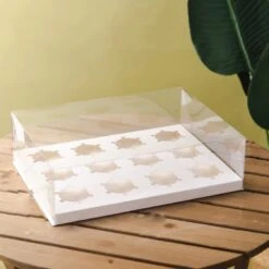 Cake Craft Company White Deluxe Crystal Transparent Cupcake Boxes - Holds 12 10 Cake Craft Company White Deluxe Crystal Transparent Cupcake Boxes - Holds 12 -Silikomart Store cake craft company white deluxe crystal transparent cupcake boxes holds 12 p18619 66543 image