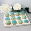 Cake Craft Company White Deluxe Crystal Transparent Cupcake Boxes - Holds 12