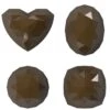 Cake Craft Moulds Diamond Assorted Shapes Polycarbonate Chocolate Mould - 275 X 175 X 25mm - 28 Cavity