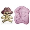 Cake Craft Moulds Pirate Skull & Bone - Cake Decorating Silicone Mould