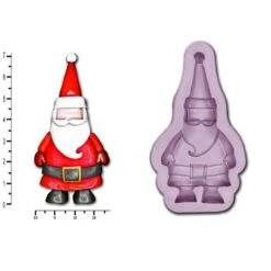 Cake Craft Moulds Santa #1 - Medium - Silicone Mould