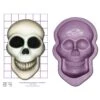 Cake Craft Moulds Smiley Skull Large Silicone Mould