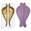 Cake Craft Moulds Steam Punk Angel Wings Extra Large Silicone Mould