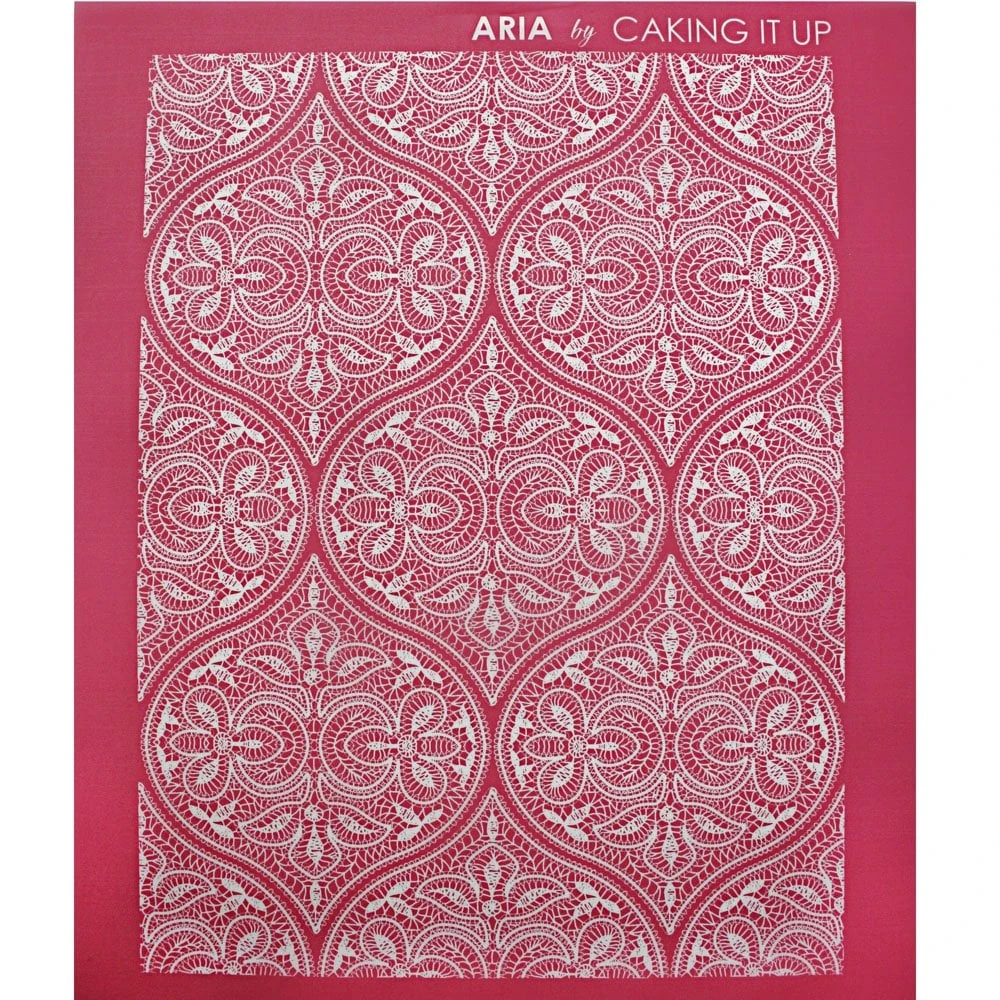 Caking It Up ARIA Mesh Cake Stencil By Karen Reeves 4 Caking It Up ARIA Mesh Cake Stencil By Karen Reeves - Image 4