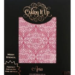 Caking It Up ARIA Mesh Cake Stencil By Karen Reeves 14 Caking It Up ARIA Mesh Cake Stencil By Karen Reeves -Silikomart Store caking it up aria mesh cake stencil by karen reeves p11086 40486 image