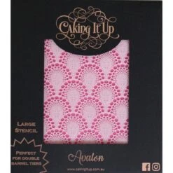 Caking It Up Avalon - Cake Stencil By Karen Reeves