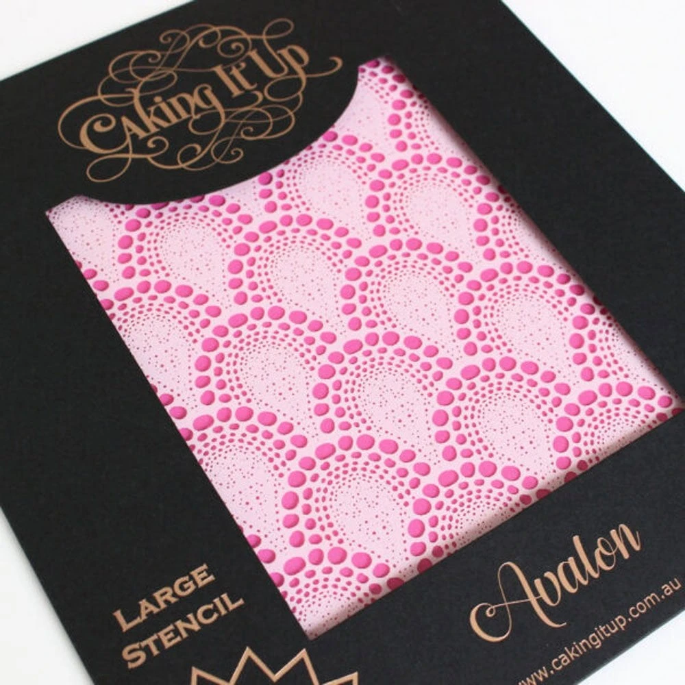 Caking It Up Avalon - Cake Stencil By Karen Reeves 5 Caking It Up Avalon - Cake Stencil By Karen Reeves - Image 5