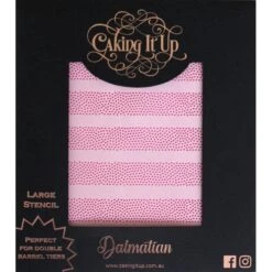 Caking It Up Dalmatian - Cake Stencil By Karen Reeves