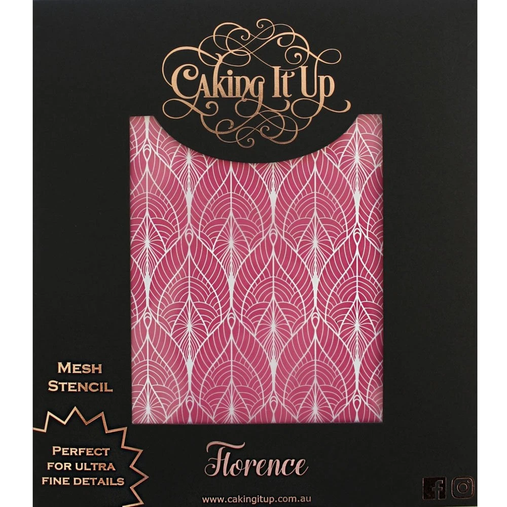 Caking It Up FLORENCE Mesh Cake Stencil By Karen Reeves 7 Caking It Up FLORENCE Mesh Cake Stencil By Karen Reeves - Image 7