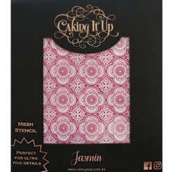 Caking It Up JASMIN Mesh Cake Stencil By Karen Reeves -Silikomart Store caking it up jasmin mesh cake stencil by karen reeves p11092 40540 image