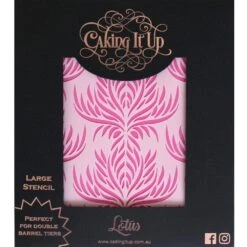 Caking It Up Lotus - Cake Stencil By Karen Reeves
