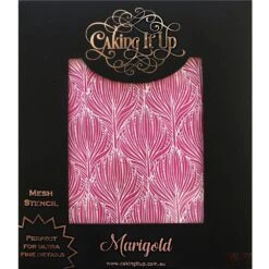 Caking It Up MARIGOLD Mesh Cake Stencil By Karen Reeves -Silikomart Store caking it up marigold mesh cake stencil by karen reeves p11093 40549 image