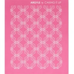 Caking It Up Mesh Stencil - Argyle -Silikomart Store caking it up mesh stencil argyle p15387 53592 image