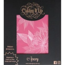 Caking It Up Mesh Stencil - Avery