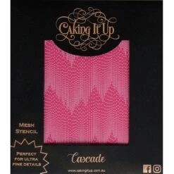 Caking It Up Mesh Stencil - Cascade
