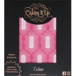 Caking It Up Mesh Stencil - Celine