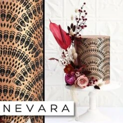 Caking It Up NEVARA - Cake Stencil By Karen Reeves -Silikomart Store caking it up nevara cake stencil by karen reeves p6187 36074 image