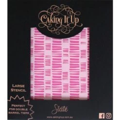 Caking It Up Slate - Cake Stencil By Karen Reeves