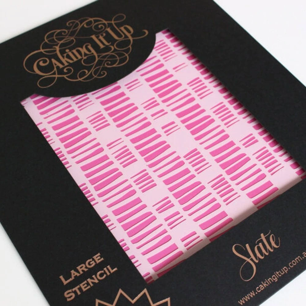 Caking It Up Slate - Cake Stencil By Karen Reeves 4 Caking It Up Slate - Cake Stencil By Karen Reeves - Image 4