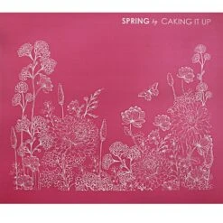 Caking It Up SPRING Mesh Cake Stencil By Karen Reeves -Silikomart Store caking it up spring mesh cake stencil by karen reeves p11095 40564 image