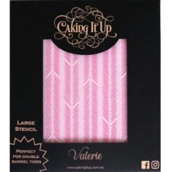 Caking It Up Valerie - Cake Stencil By Karen Reeves