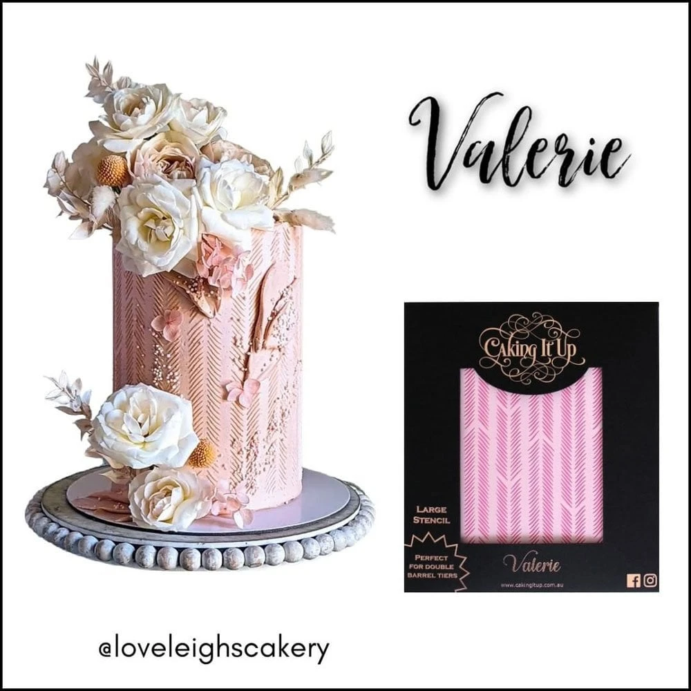 Caking It Up Valerie - Cake Stencil By Karen Reeves 2 Caking It Up Valerie - Cake Stencil By Karen Reeves - Image 2
