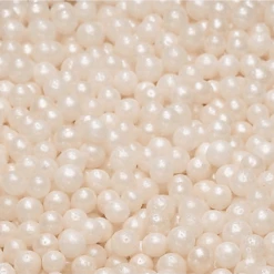 Club Green Pearlised Sugar Balls Ivory/Cream 2MM