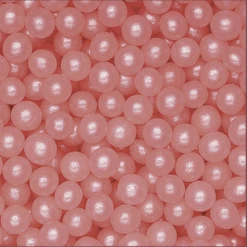 Club Green Pearlised Sugar Balls Pink 4mm