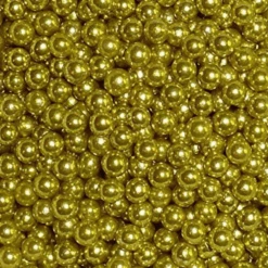 Club Green Sugar Balls Metallic Gold 6MM