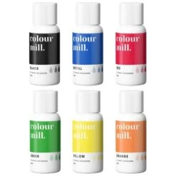 Colour Mill Next Generation Oil Based Food Colouring 20ml - Primary Colours Pack Of 6