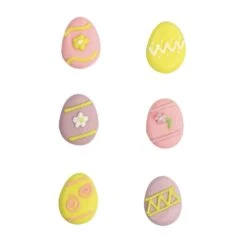 Culpitt Assorted Easter Egg Sugar Pipings Box Of 240 Pcs